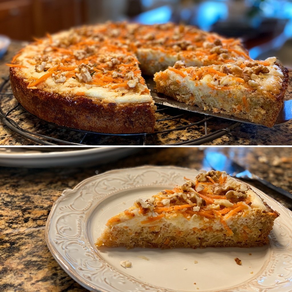 Karottenkuchen Mit Frischkäse Topping