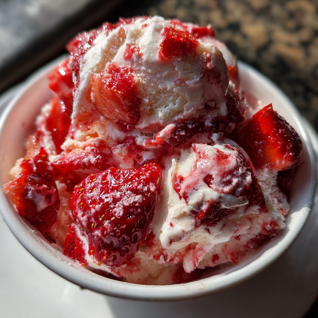 Eis Selber Machen Mit Erdbeeren