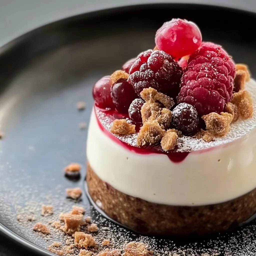 Spekulatius-Himbeere-Dessert