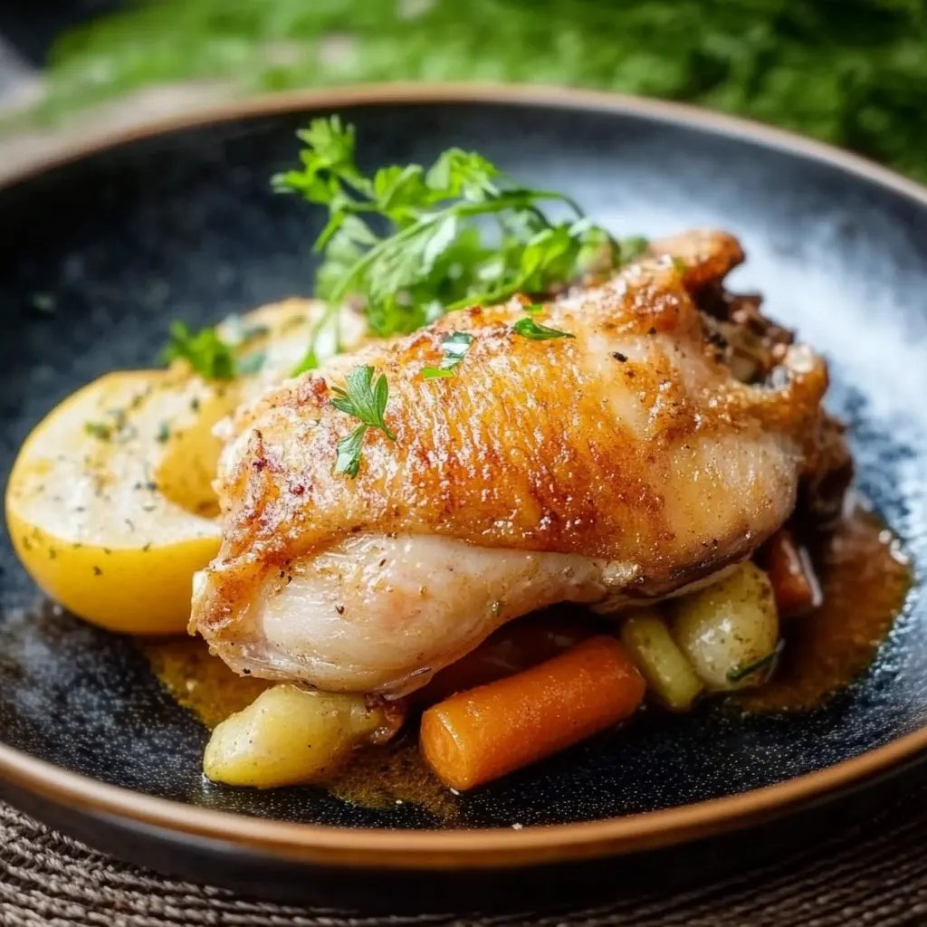 Hähnchenschenkel in der Heißluftfritteuse