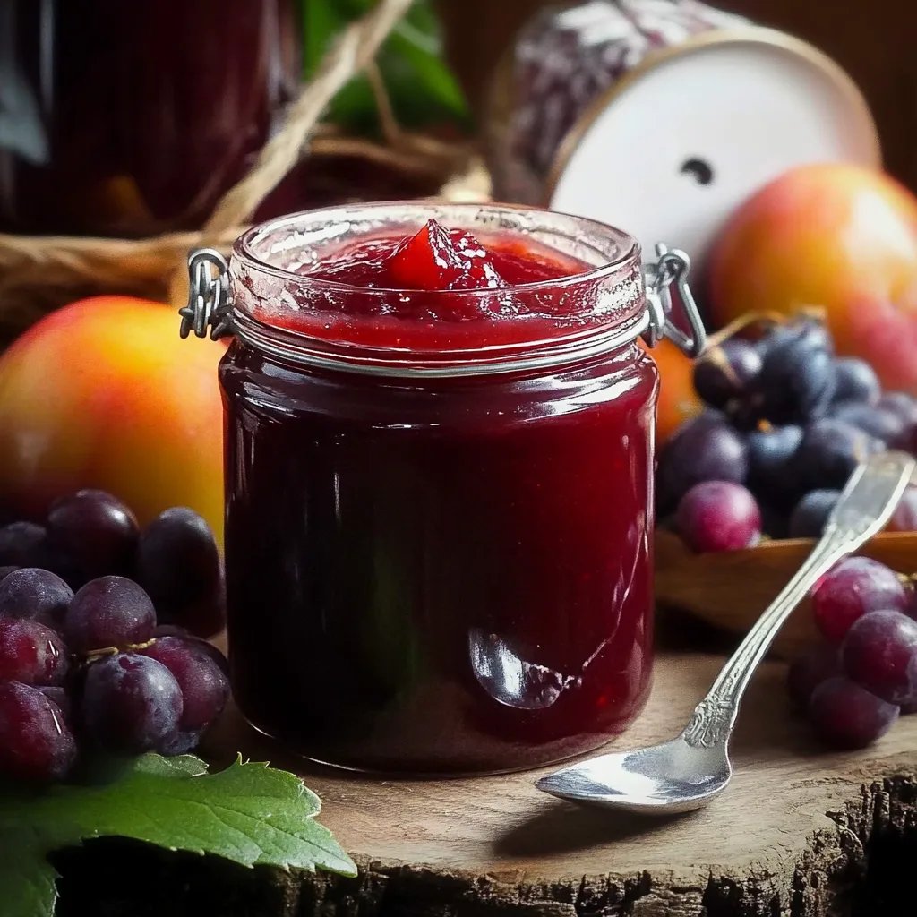 Saisonale Pflaumen-Birnen-Marmelade