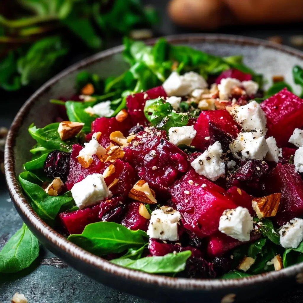 Rote-Bete-Salat mit Feldsalat