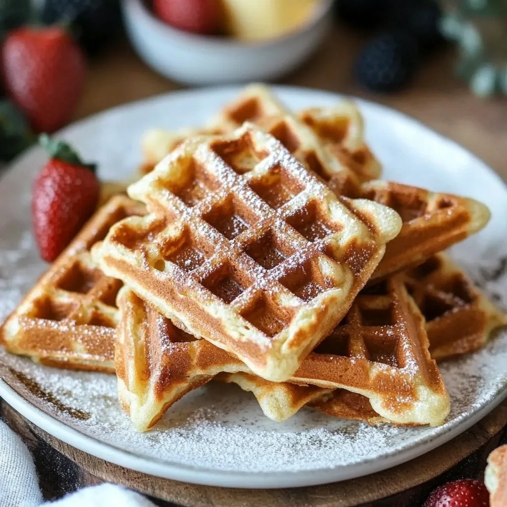 Spekulatius-Waffeln zu Weihnachten