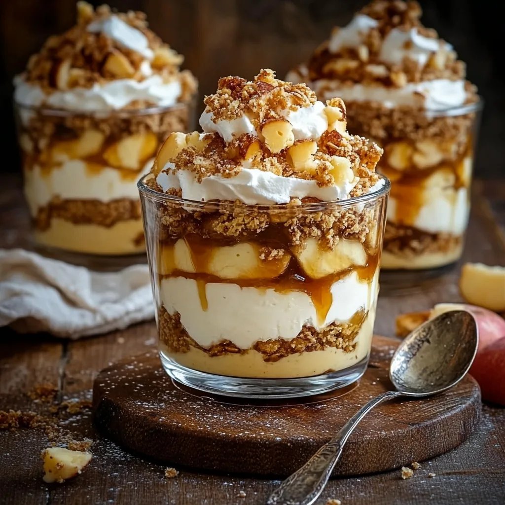 Bratapfel Karamell Trifle