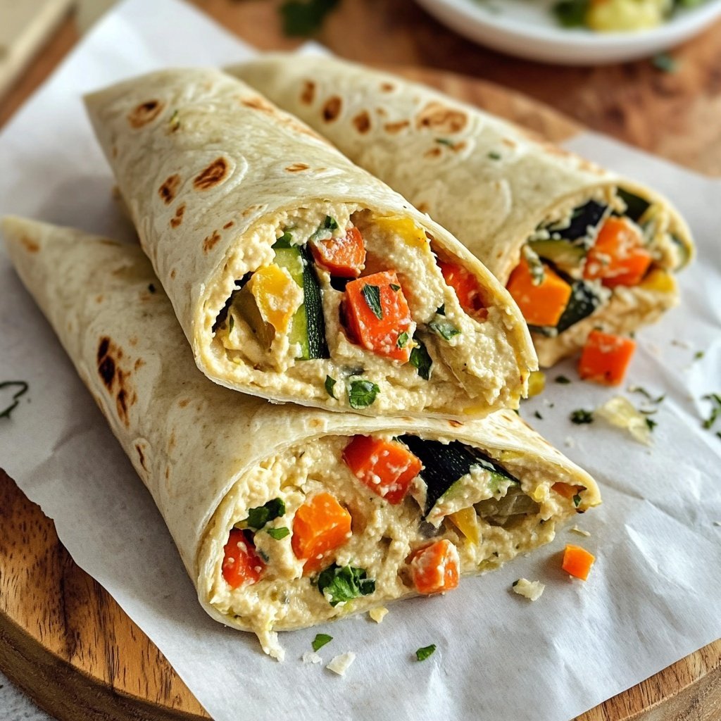Wraps mit Hummus
